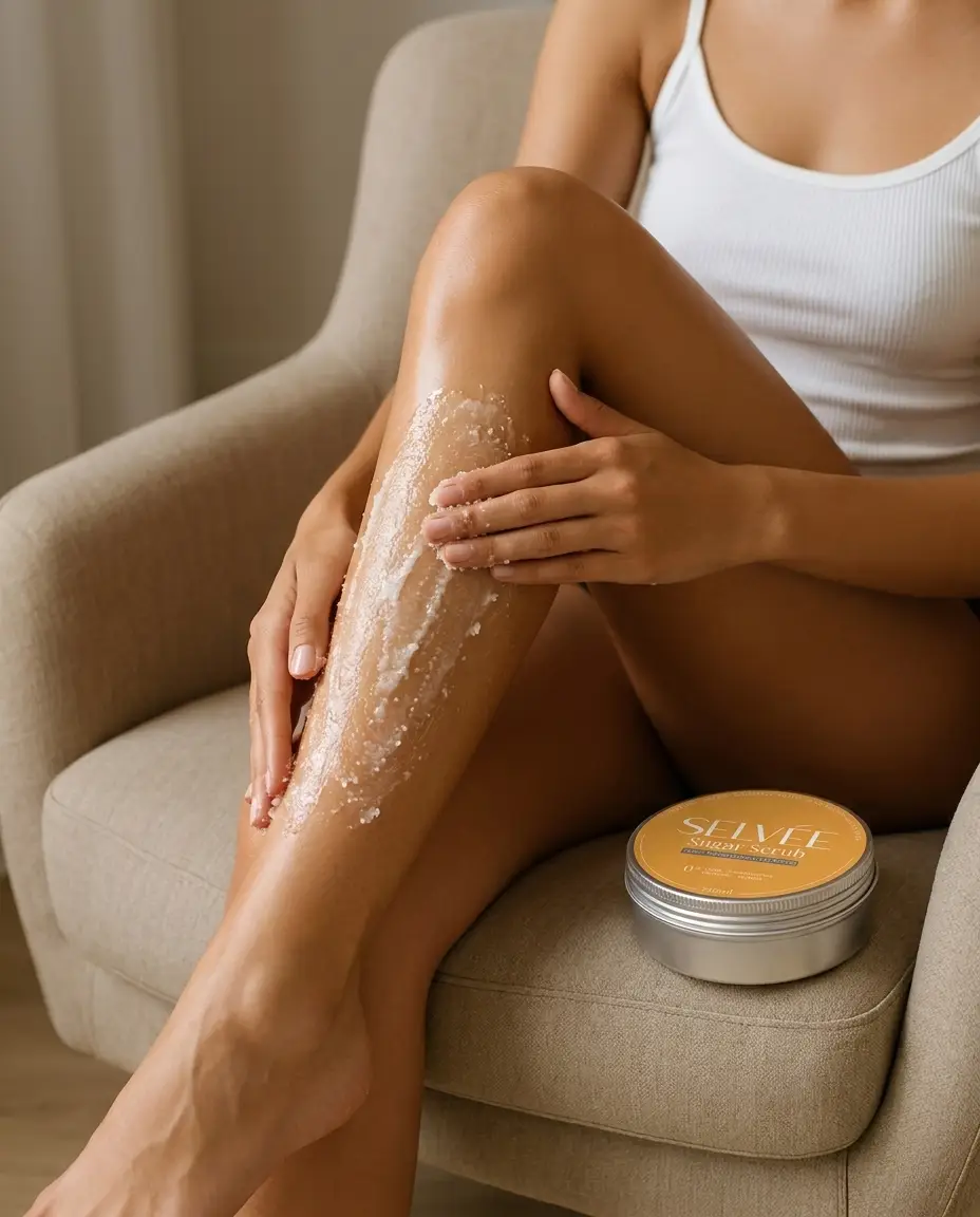 SELVÉE Sugar Scrub: bezvodni piling za glatku kožu, prikaz 4